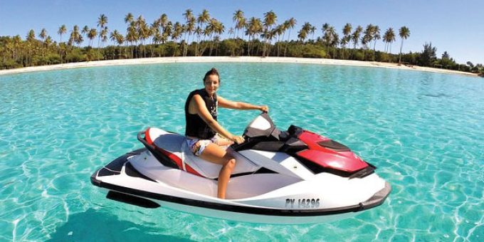 jet-skiing